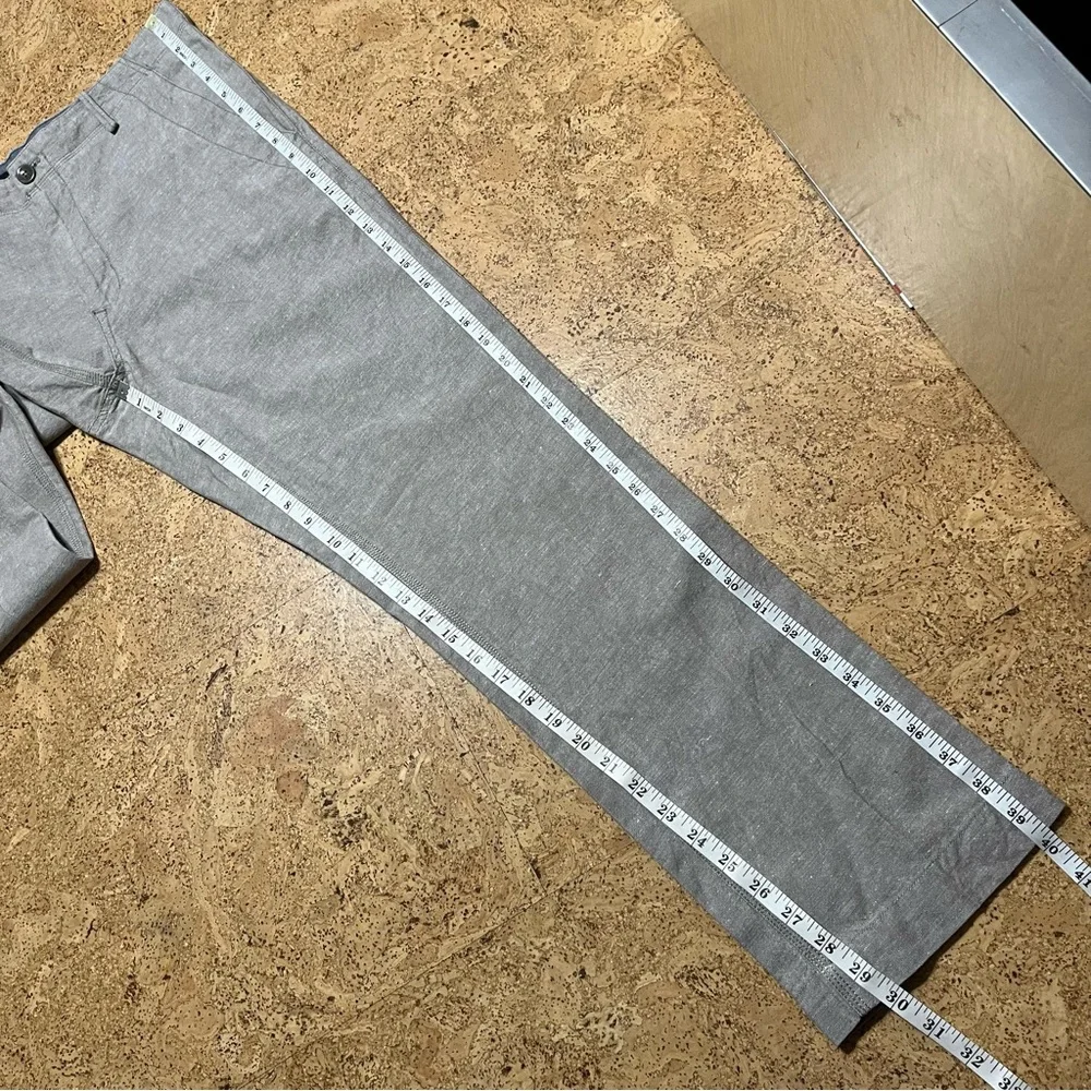 Banana Republic Men’s Linen Cotton Straight Fit Beachy Pants In Taupe Sz 32 X 30
